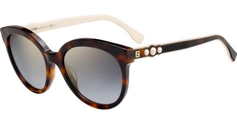 fendi ff 0268|Fendi Fun Fair Grey Round Ladies Sunglasses FF 0268/S .